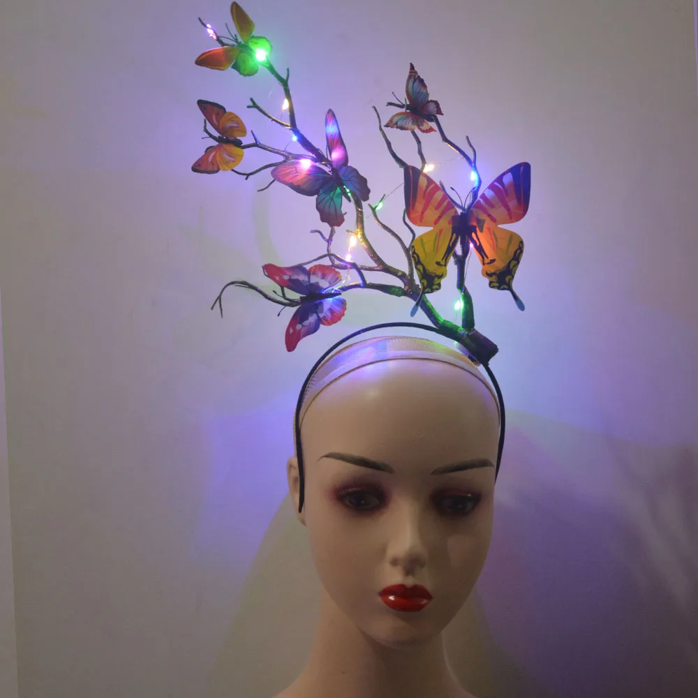 Reindeer Antlers Headband - Fascia per capelli luminosa a forma