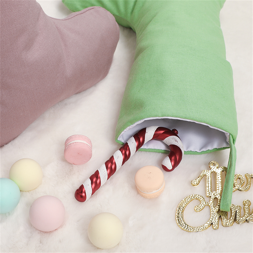 Calza di Natale in lino, calze - Christmas Stocking Hanging recensione e prezzo