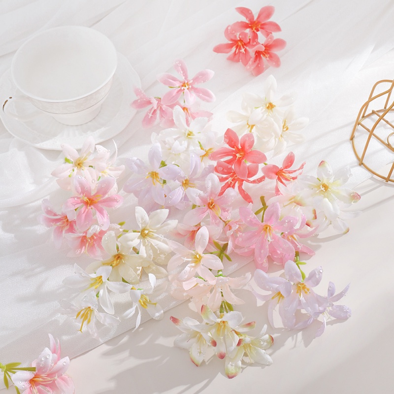 10 pezzi teste di fiori artifi - Christmas Wreath Fake recensione e prezzo