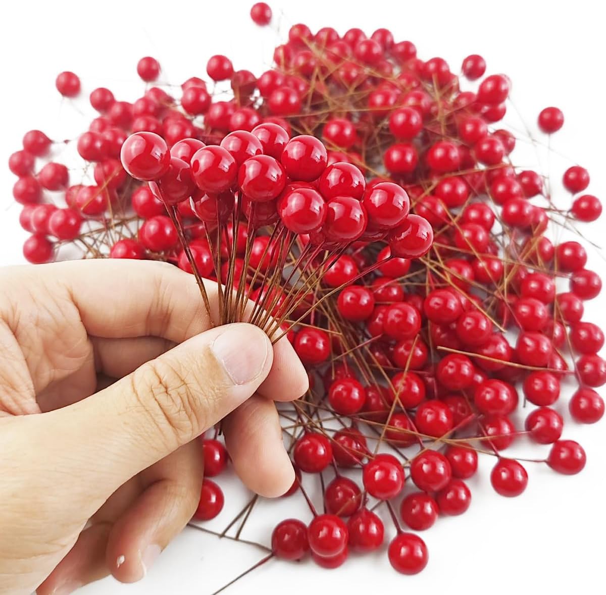 Bacche di agrifoglio artificia - Christmas Wreath Fake recensione e prezzo