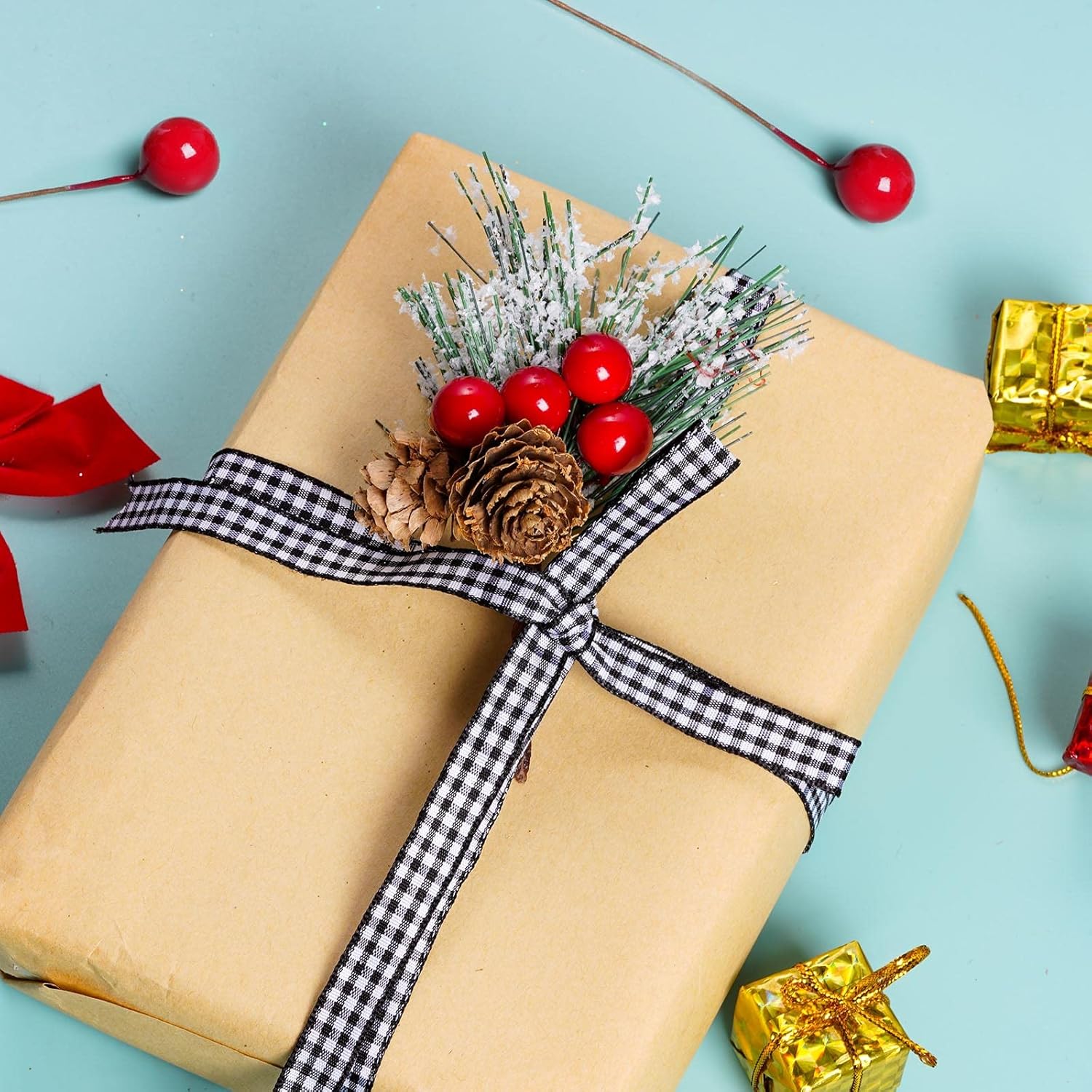 Bacche di agrifoglio artificia - Christmas Wreath Fake recensione e prezzo